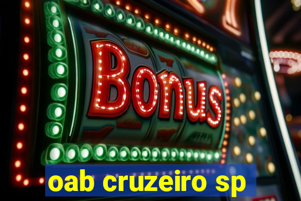 oab cruzeiro sp